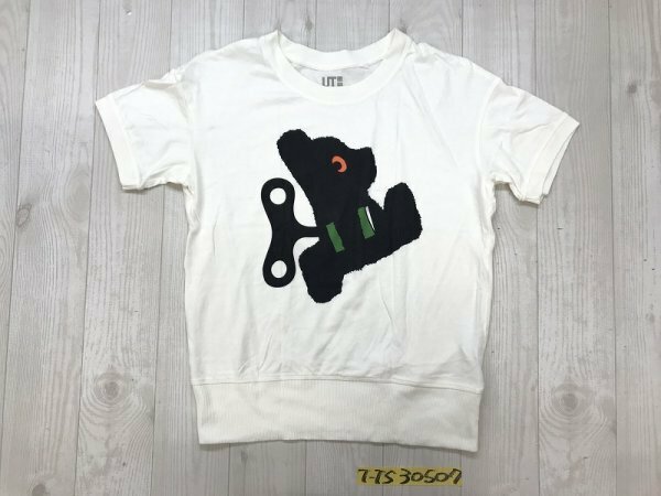 UT UNIQLO ユニクロ × ディック・ブルーナ レディース BLACK BEAR グラフィック 半袖Tシャツ M アイボリー