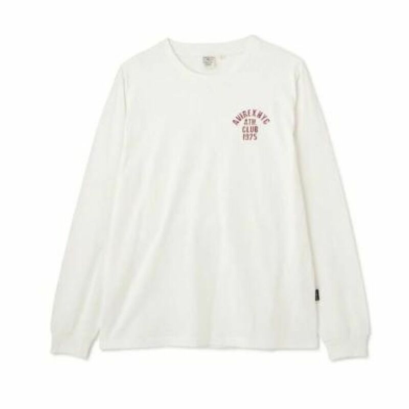 Ｍサイズ　新品タグ付き　ホワイト　033 カットソー 長袖シャツ ロングスリーブTシャツ ロンT メンズ AVIREX アヴィレックス 3230068　2024