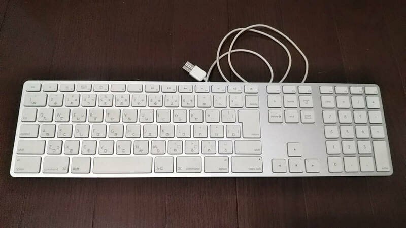 アップル純正USBフルキーボードとプロマウス　【中古品】