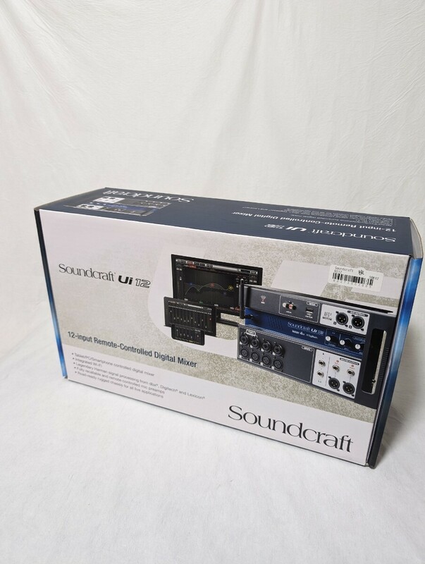 【新品級】Soundcraft Ui12 デジタルミキサー 動作良好 サウンドクラフト 音楽 機材　美品