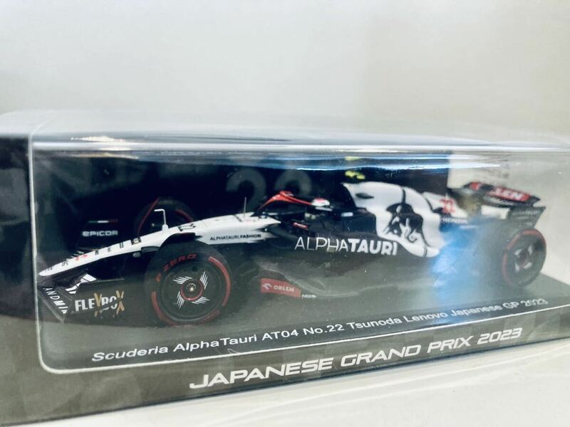 【送料無料】鈴鹿サーキット限定 1/43 Spark Alpha Tauri アルファタウリ ホンダ RBPT AT04 #22 角田裕毅 Japanese GP 2023