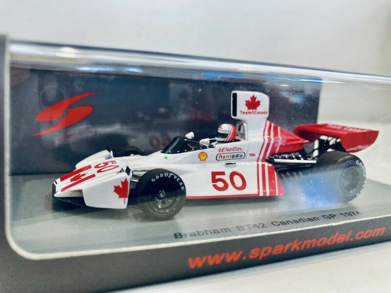 【送料無料】1/43 Spark Brabham ブラバム BT42 Team Canada #50 E.Wietzes Canadian GP 1974