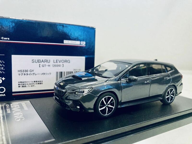 【送料無料】1/43 ハイストーリー スバル レヴォーグ GT-H 2020 マグネタイトグレーメタリック