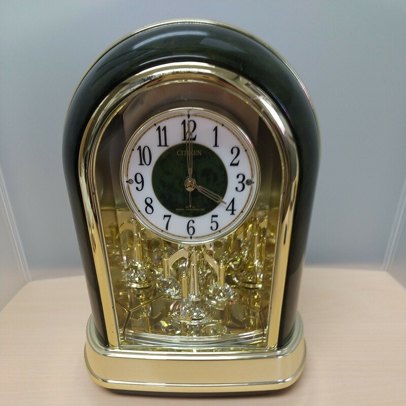 y042503t CITIZEN 置時計 4RN427 回転飾り飾り時計 時計 