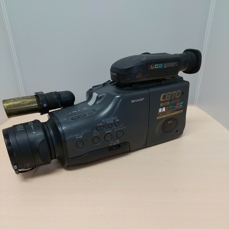 y042519t SHARP シャープ SVHS-C ビデオカメラ VL-C870 