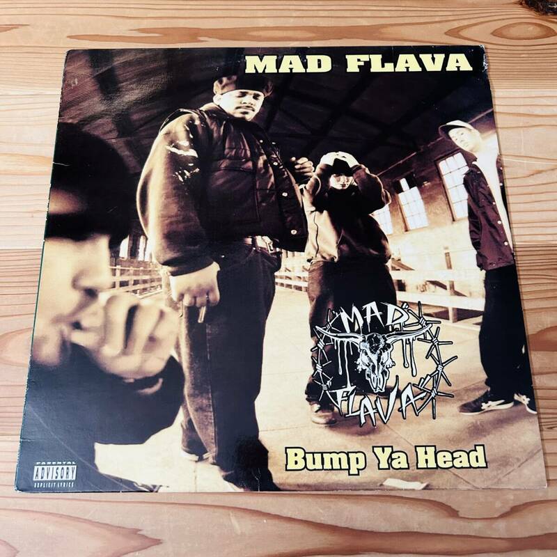 [レア盤] MAD FLAVA/Bump Ya Head / Housewreckers /Priority Records/PVL 53846/US盤/1994年/マッド・フレイバ/LP/12インチ/レコード