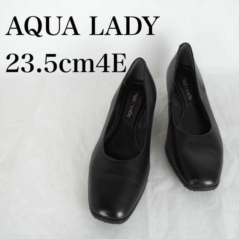 MK5990*AQUA LADY*アクアレディ*レディースパンプス*23.5cm4E*黒