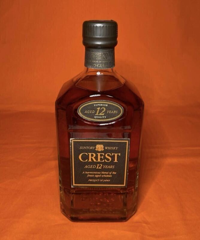 SUNTORY CREST AGED12YEARS サントリー クレスト12 WHISKY ウイスキー 750ml/43% モルト グレーン 古酒 未開栓