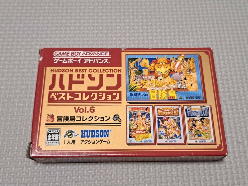 ★新品同様 ゲームボーイアドバンス ハドソン　ベストコレクション VOL.６ 冒険島コレクション　GAMEBOY ADVANCE HUDSON BEST COLLECTION