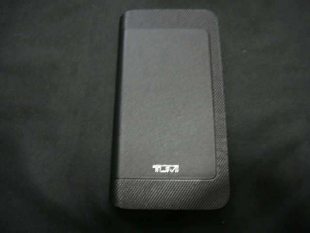 TUMI・トゥミ／＜iPhone手帳型ケース*ブラック＞□彡『未使用品』