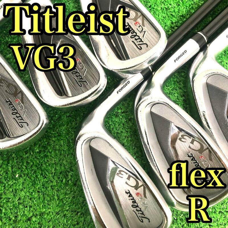 【大人気モデル】　Titleist タイトリスト　VG3 メンズゴルフクラブ　アイアンセット flex R