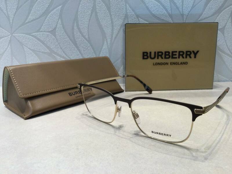 【新品】BURBERRY バーバリー B1372 1109 ゴールド ブラウン☆未使用