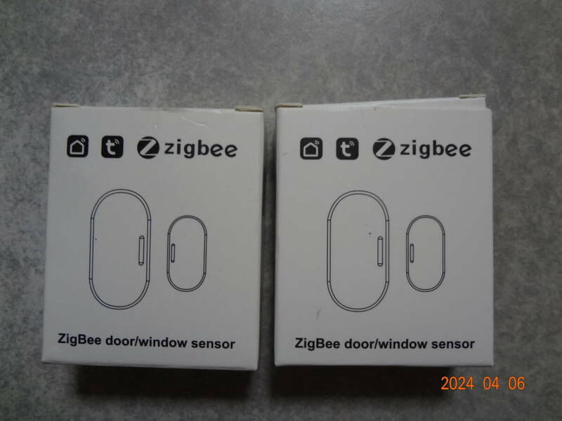 Zigbee スマートドアセンサー ドア・窓開閉センサー iH-F001 未使用２個セット