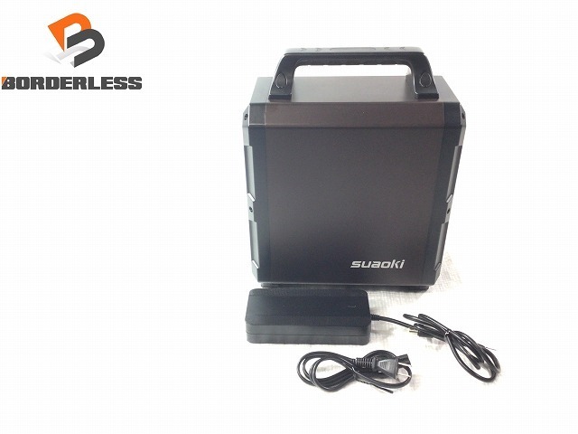 ☆中古美品☆suaoki スアオキ ポータブル電源 G1200 332000 mAh 大容量 防災 非常用電源 車中泊 キャンプ 82854