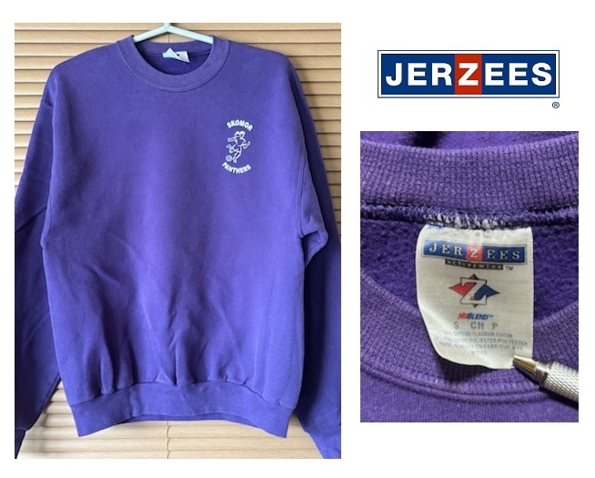 美品！お勧め！！ 90s ヴィンテージ JERZEES★SKOMOR PANTHERS プリントスウェット