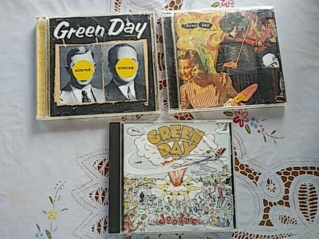  Green Day グリーン・デイ Dookie , nimrod. ,　Insomniac 中古CD ３枚