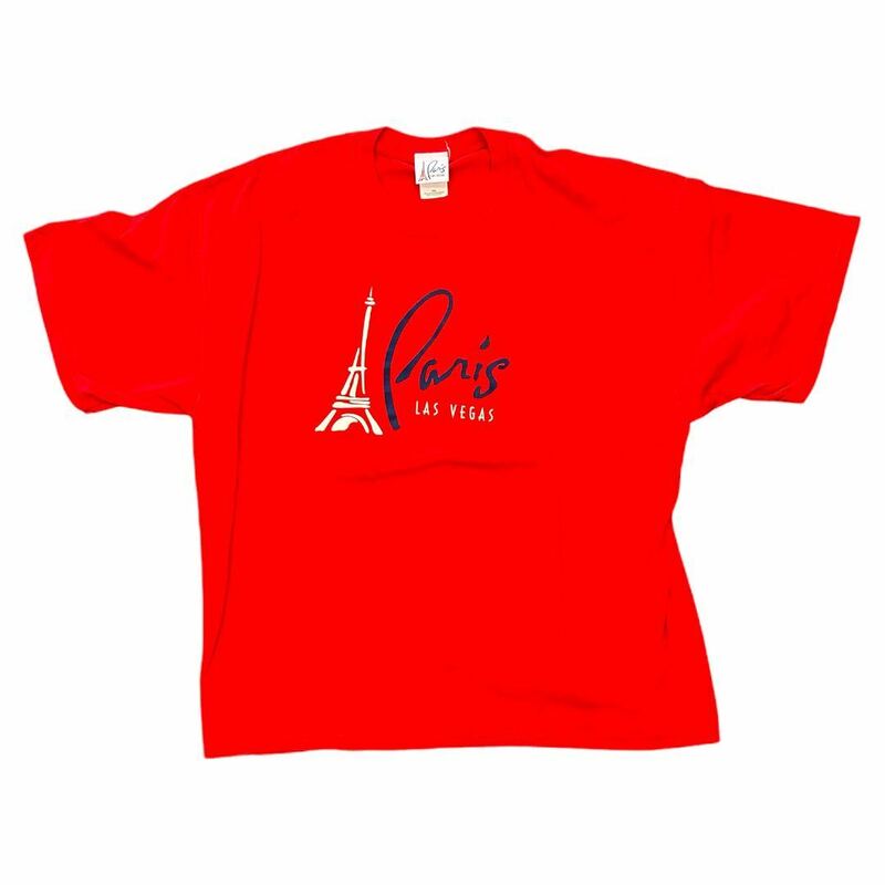 00s Paris LAS VEGAS エッフェル塔 Tシャツ vintage