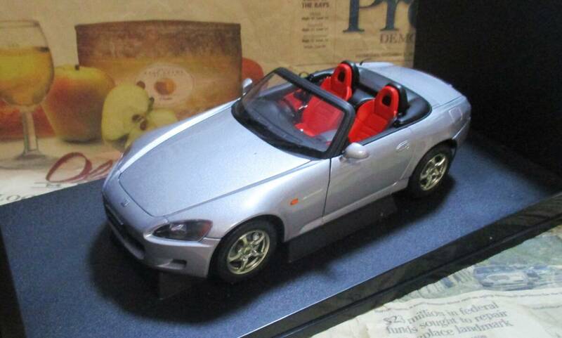 ☆激レア絶版☆AUTOart*1/18*2000 HONDA S2000 日本仕様 シルバー