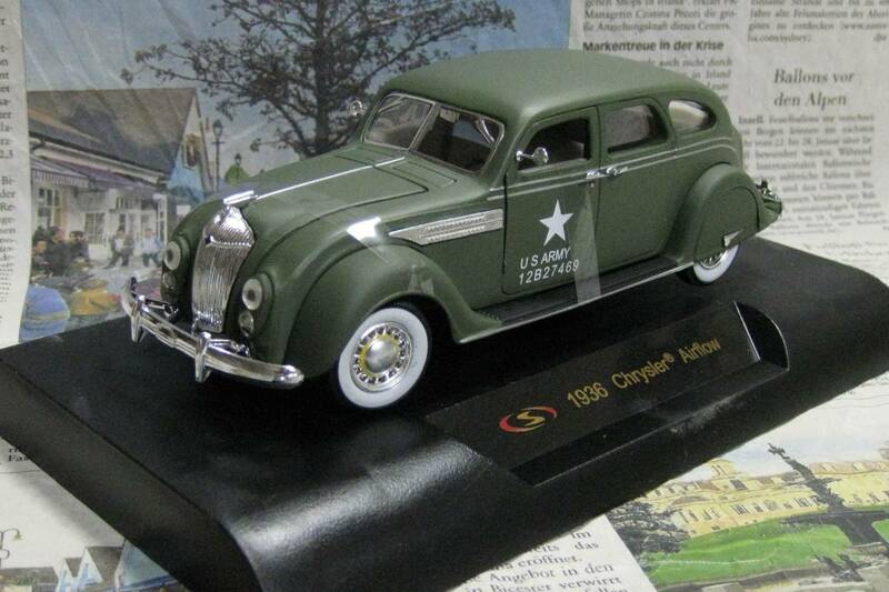 ★Signature Models*1/32*1936 Chrysler Airflow Army Staff Car≠フランクリンミント