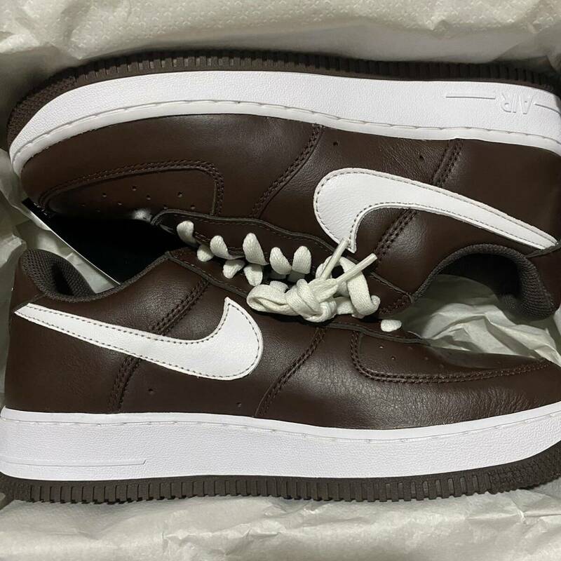 26.5cm 新品未使用 国内正規品 NIKE AIR FORCE 1 LOW RETRO QS ナイキ エアフォース1 ロー レトロ QS ブラウン