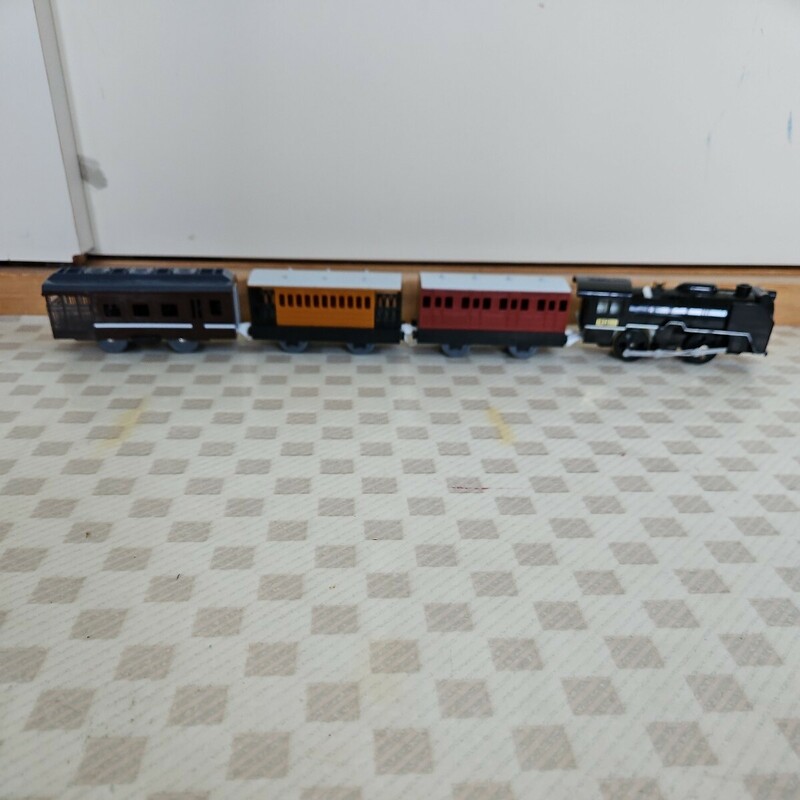 プラレール　蒸気機関車　D51　４両編成　中古品