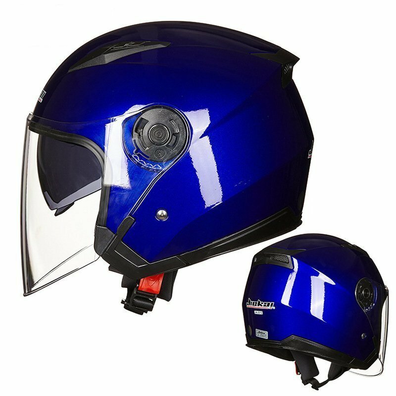 LRM070★ジェットヘルメット 半キャップ オート バイクヘルメット ダブルシールド 四季通用 9色男女兼用