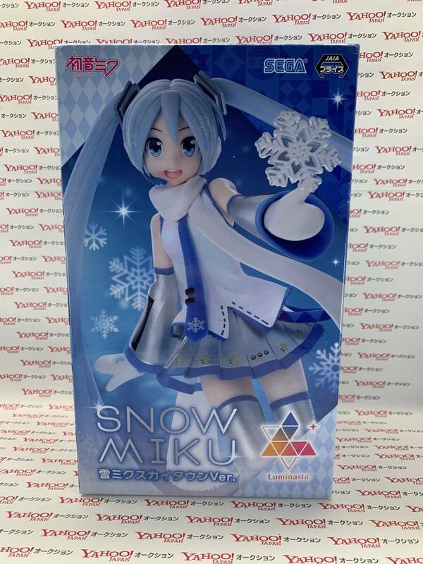 【未開封品】 初音ミク　セガ　Luminasta　SNOW MIKU　雪ミク　スカイタウンVer.　フィギュ