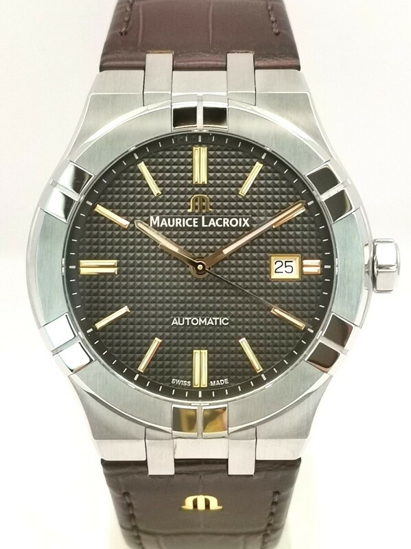 極美品 MAURICE LACROIX モーリスラクロア アイコン AI6008-SS001 自動巻き 時計