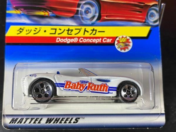 ホットウィール HOTWHEELS DODGE CONCEPT CAR ダッジ コンセプトカー JAPAN CARD NESTLE BABY RUTH