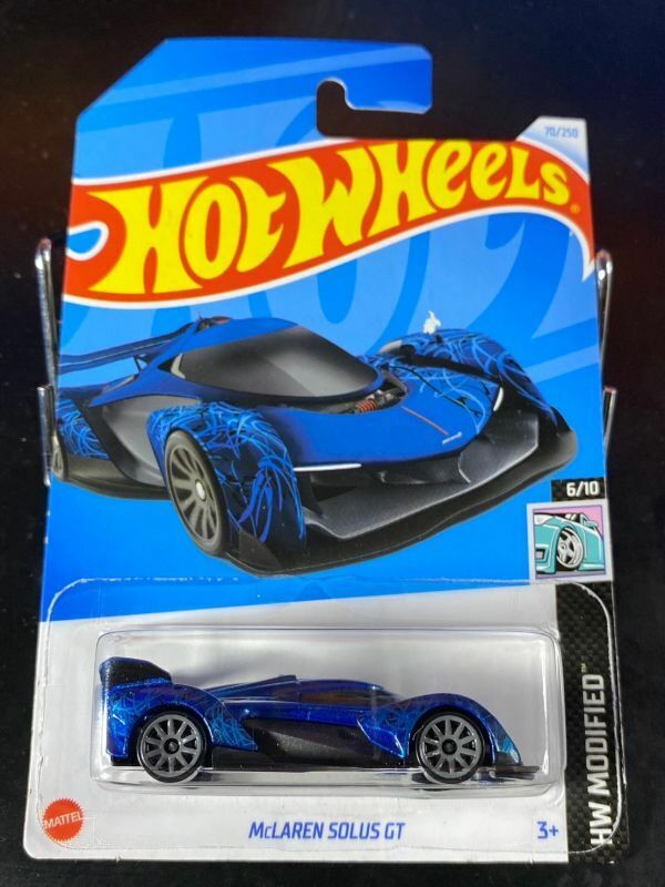 ホットウィール HOTWHEELS McLAREN SOLUS GT マクラーレン ソーラス 青