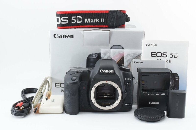 美品 キヤノン Canon EOS 5D Mark II ボディ ショット数わずか739枚