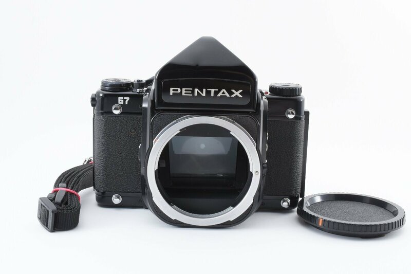 ペンタックス PENTAX 67 ボディ　後期 フィルム室、ミラー受けのモルトと交換済み