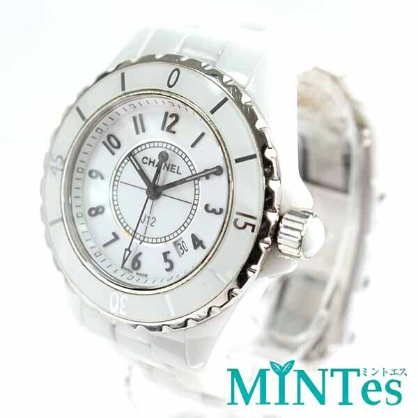 Chanel シャネル J12 H0968 レディース腕時計 クォーツ ホワイト セラミック レディース 女性 エレガンス スタイリッシュ デイリー 白