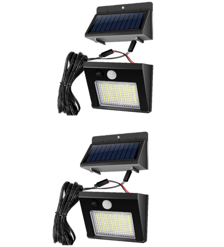 LEDソーラーライト 自動点灯センサー付き　センサーライト LED セキュリティライト 屋外照明 人感センサー ポーチライト 防水 防犯ライト