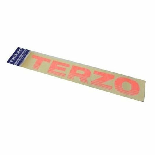 1円スタート★新品★限1★PIAA TERZO 純正ステッカー 45cm 蛍光 オレンジ 橙 1枚 ST103