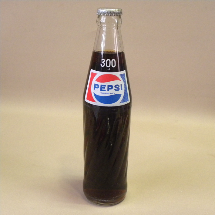 【未開栓】1970年代 当時物 宇部興産飲料 ペプシコーラ 300ml ( 古い 昔の ビンテージ レトロ 炭酸飲料 瓶 ビン ボトル Vintage Pepsi Cola