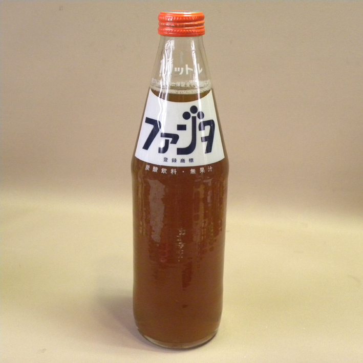 【未開栓】1970～80年代 当時物 四国コカコーラボトリング ファンタ オレンジ 1リットル (ビンテージ レトロ 瓶 ビン ボトル Vintage Fanta