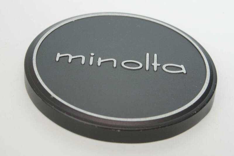 ミノルタ　メタル　フロント　レンズキャップ　内径約57ｍｍ　 被せ式 中古品 