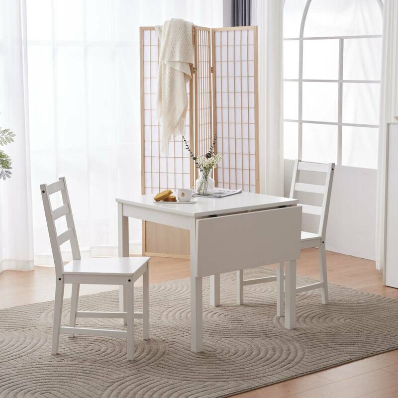 【ホワイト】　テーブル 伸長式ダイニングテーブル 在宅ワーク 勉強机 作業台 食卓 リビングテーブル E606