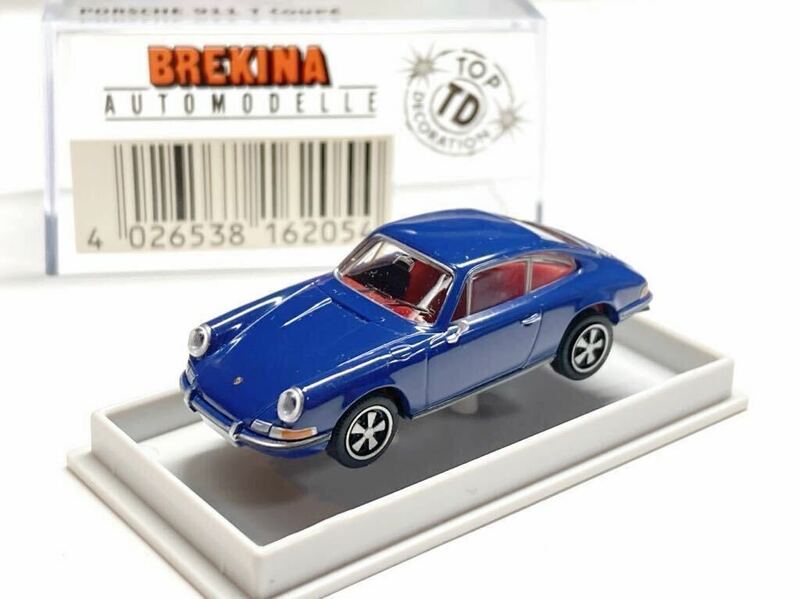 Brekina Porsche 911 T ポルシェ ナローポルシェ ブルー 1/87