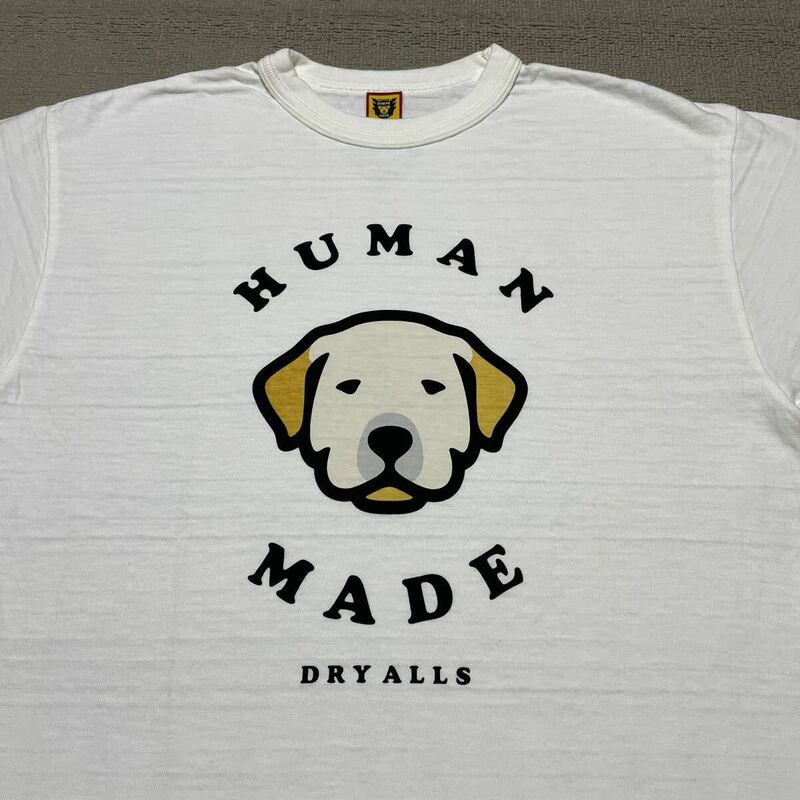 22ss HUMAN MADE ヒューマンメイド ドッグ Tシャツ ホワイト XL ラブラドールレトリバー 犬