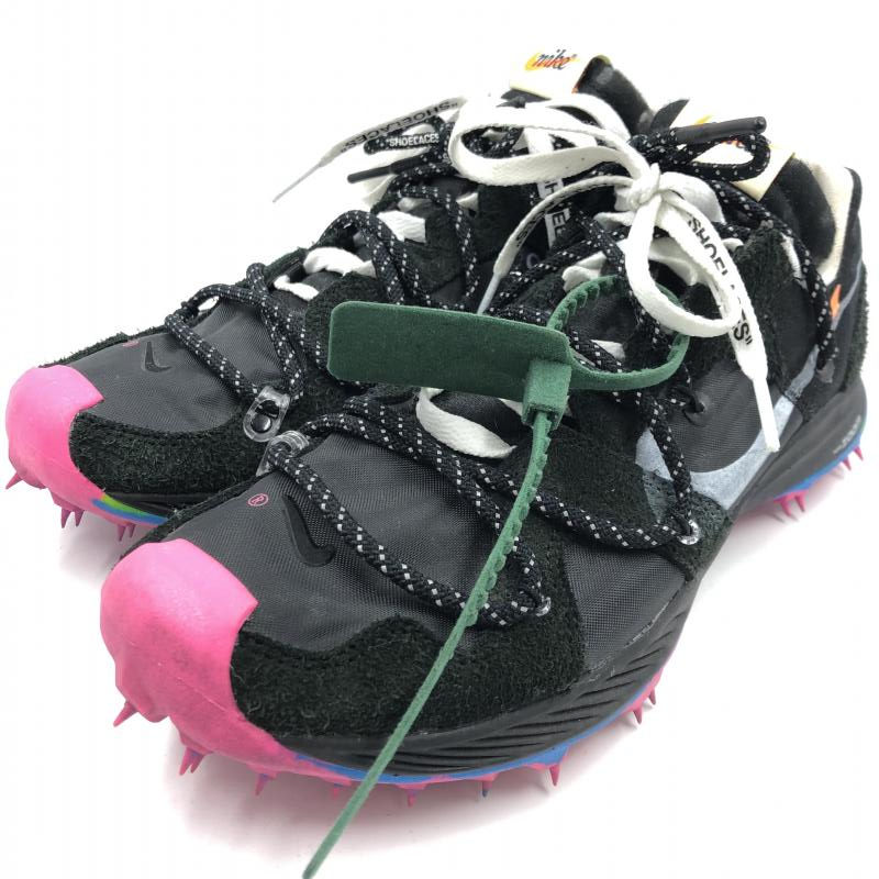 【中古】OFFWHITE×NIKE WMNS AIR ZOOM TERRA KIGER PINK 27cm CD8179-001 オフホワイト×ナイキ[240024458847]