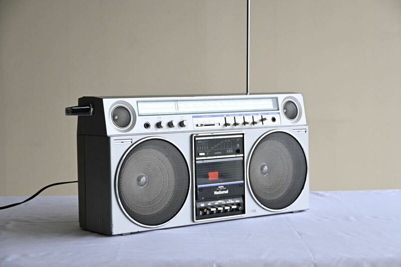 【動作品】RX-5080 ラジカセ ヴィンテージ レトロ音響機器 国産エレクトロニクス ナショナル カセットテープ ノスタルジック アナログ 1980