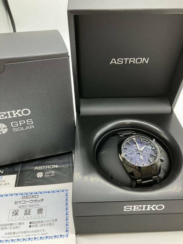 【稼働】 SEIKO ASTRON SBXC077 セイコー アストロン GPSソーラー 5X53 アウトレット 箱有 保証書付 腕時計 約50×42.5×15mm 腕周り約18cm