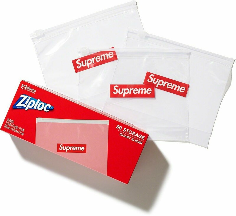 【即完売】Supreme シュプリーム ジップロック 3枚セット ボックスロゴ Boxlogo Ziploc Bags 