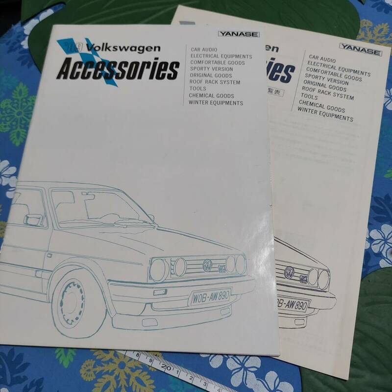レア　89年　VW　アクセサリーカタログ　2冊　書き込みあり