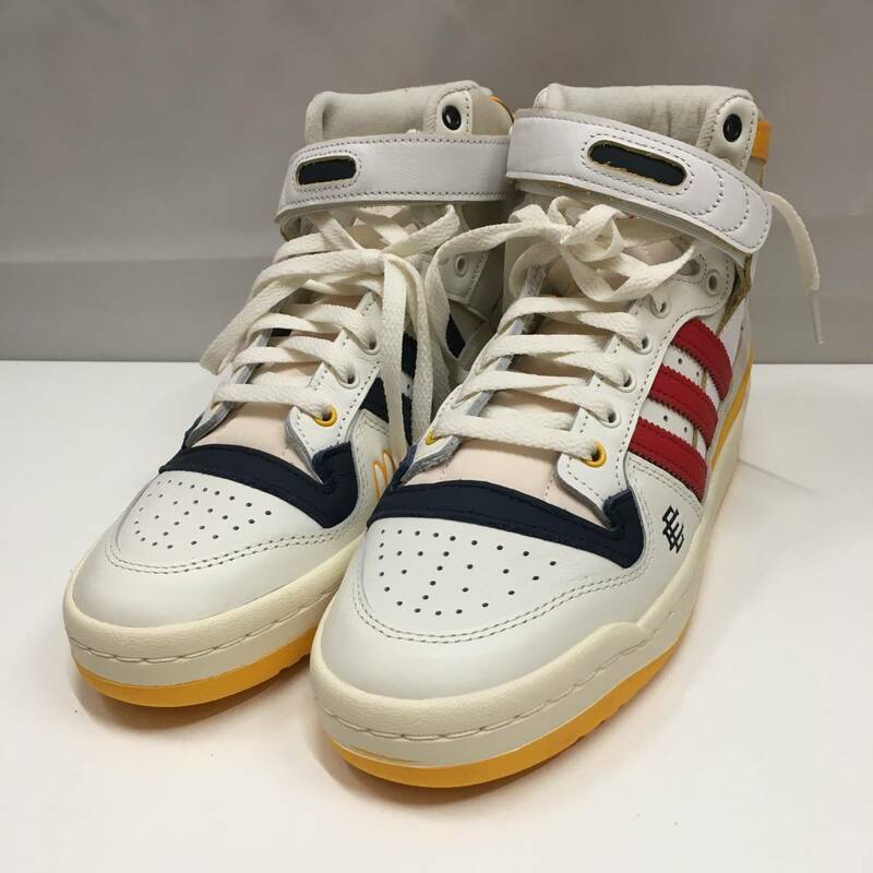 ●古3555　adidas　アディダス　スニーカー　FORUM 84 HIGH EE　マグドナルド　H02575　US8　26.0㎝　箱・タグあり