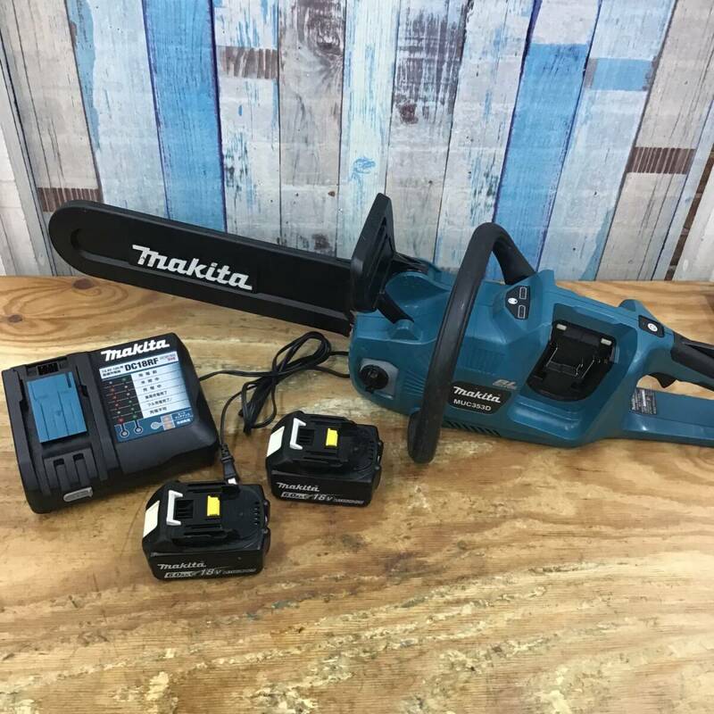 【中古品】★マキタ(makita) コードレスチェーンソー MUC353DPG2