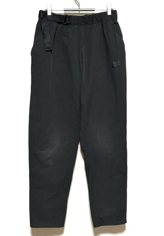 NIKE NSW PE SNL WOVEN PANTS（M）黒 ナイキ ウーブン パンツ ナイロン テーパード