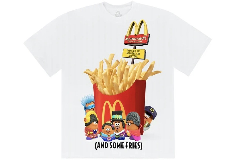 即決【Kerwin Frost x McDonald's 】カーウィンフロスト×マグドナルド マックナゲットTシャツ 白 XL 古着良品